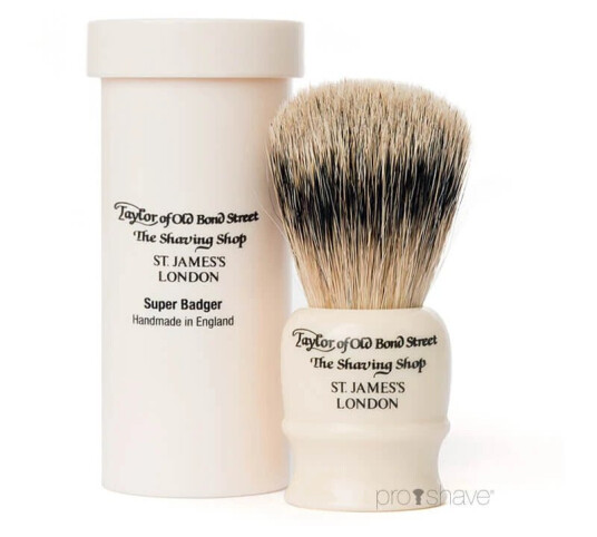 Taylor Of Old Bond Street, Super BadgerTravel Brush Elfenbein