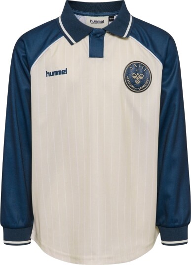 Hummel Poloskjorte hmlJR Dress Blues Hummel 7 8 år (122 128) Genser Beige Blå Hvit Marineblå