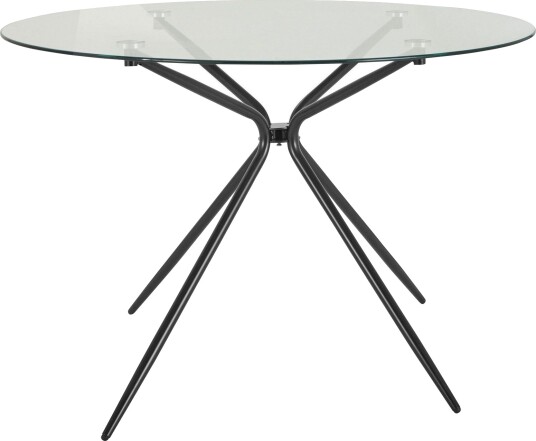 Kingsnorth Spisebord Rundt 110 cm - Svart