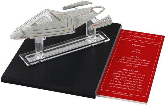 Star Trek: Voyager Starship Library Vol. 7 U.S.S. Voyager NCC74656J DieCast Ship & Book Set Star Trek: Voyager Starship Library Vol. 7 U.S.S. Voyager NCC74656J DieCast Ship & Book Set