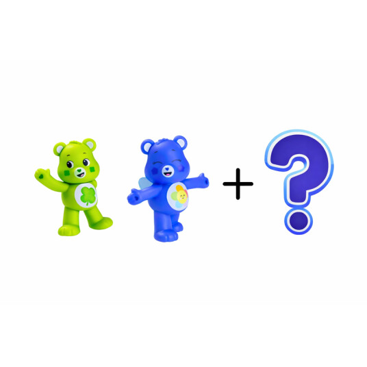 Care Bears Figur – Pocket Stars 3 stk 5 cm – Good Luck Bear Harmony Bear + Surprise