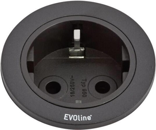 EVOline One 1xStikk 230V sort EVOline One 1xStikk 230V sort