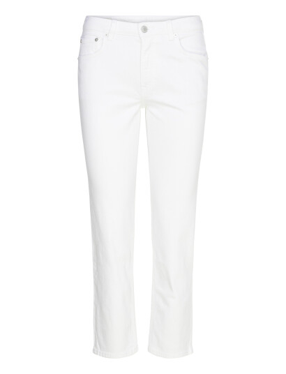 GANT Cropped Straight Stretch Jeans   White   26