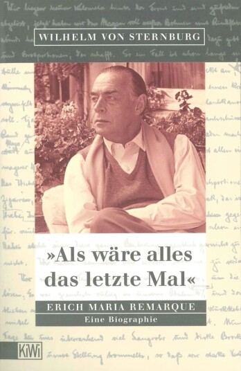 Als Wäre Alles Das Letzte Mal Av Wilhelm Von Sternburg