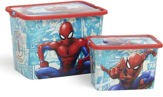 Marvel Spider-Man Oppbevaringsboks Sett 7l & 23l