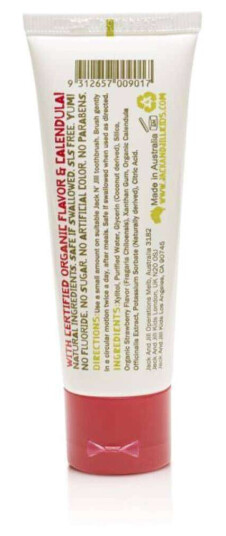 Jack N`Jill Naturlig Tannkrem Til Barn Jack N`Jill Jordbær Smak Jack N`Jill Naturlig Tannkrem Til Barn Jack N`Jill Jordbær Smak