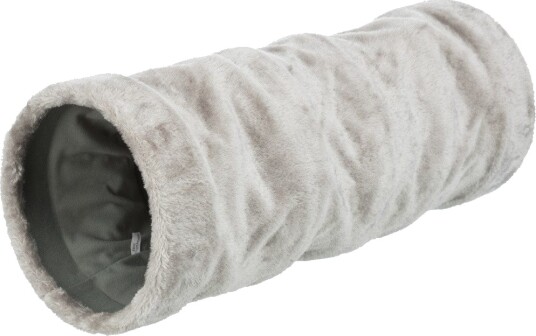 Trixie Leketunnel Plysj 60 cm Grå til Katt og Små Hunder Trixie Leketunnel Plysj 60 cm Grå til Katt og Små Hunder