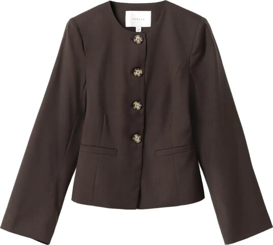Noella N Kasaundra Ls Blazer Brown XS