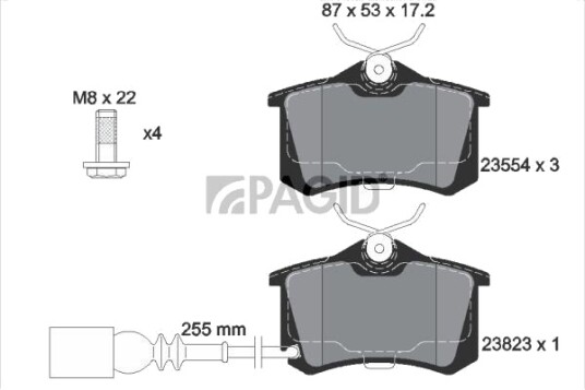 PAGID T1392N Bremseklosser PAGID T1392N Bremseklosser