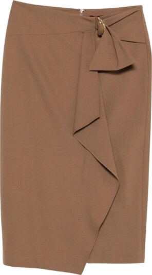 Max Mara Dame Skjørt Brun S, Max Mara Dame Skjørt Brun S,