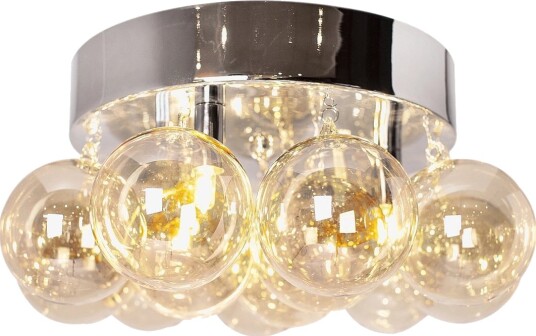 By Rydéns Bubbles Loftlampe Amber Gold Ø40X19CM By Rydéns Bubbles Loftlampe Amber Gold Ø40X19CM