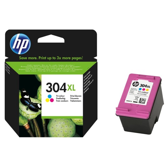 HP blekkpatron 304XL Cyan Magenta Gul HP blekkpatron 304XL Cyan Magenta Gul