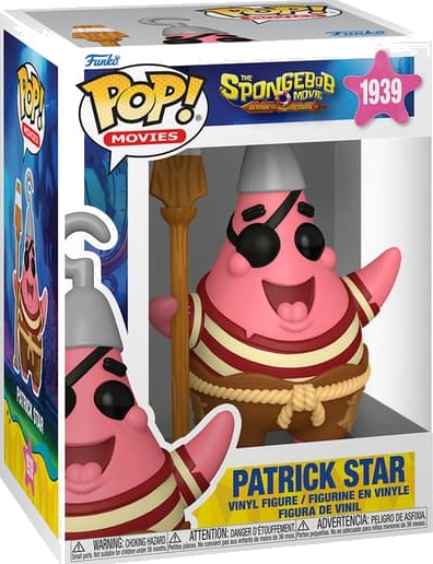 Funko POP! Patrick Star som Pirat Figur fra Spongebob Squarepants
