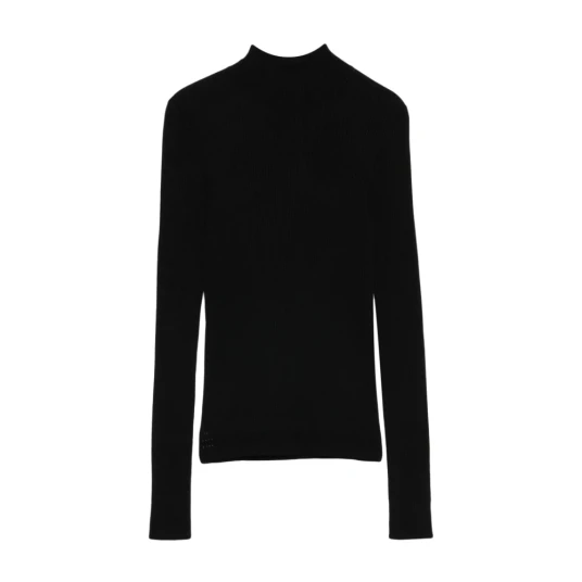 Twinset Dame Strikkevarer Svart S Twinset Dame Strikkevarer Svart S