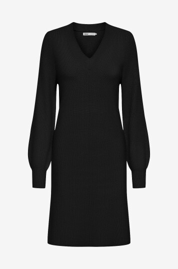 Only   Kjole onlKatia LS V neck DresSvart