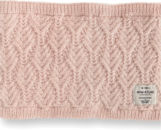 MINI A TURE Matgoi Fleece Lined Neckwarmer. Rws ADOBE ROSE M