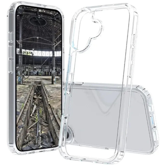JT Berlin Pankow Deksel for iPhone 16 - Gjennomsiktig
