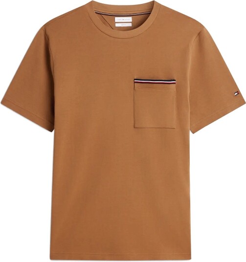 Tommy Hilfiger Rwb Pique Tee TIMELESS TAWNY XL