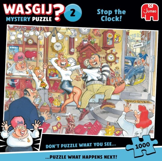 Wasgij Mystery 2 Puslespill 1000 Brikker Stop The Clock Wasgij Mystery 2 Puslespill 1000 Brikker Stop The Clock