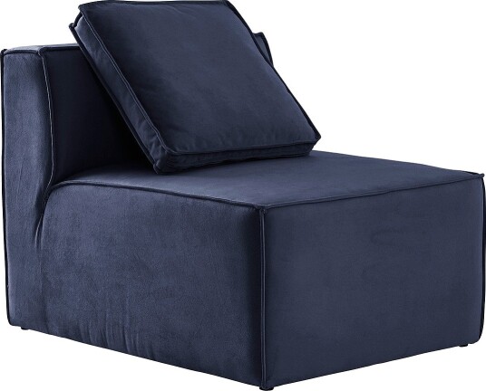 Jotex Sofamodul Liten Med Rygg + 1 Pute Blå BALTIMORE 1051604020