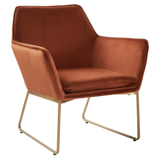 Jotex ELLNE lenestol Kola brun/messing 1526562-01-39 1044004-05-0 Jotex ELLNE lenestol Kola brun/messing 1526562-01-39 1044004-05-0
