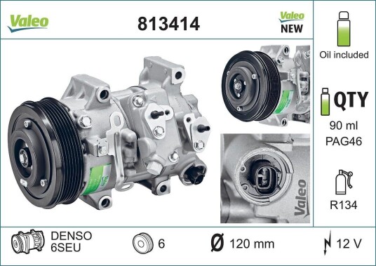 AC kompressor VALEO 813414 AC kompressor VALEO 813414