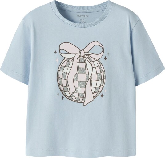 Name It T-skjorte - NmfKatrina - Gjennomsiktig Blue - Name It - 1 år (80) - T-skjorte - Lyseblå
