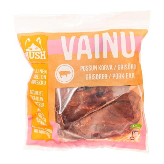 Mush Vainu Tørket Griseører 200 G