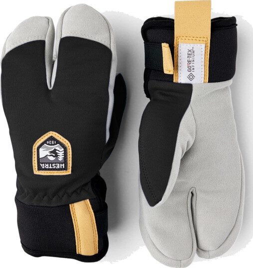 Hestra Wool Terry Jr Splitt Mitt Black 3