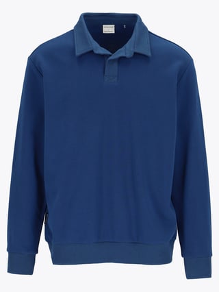 Twentyfour Mode Polo Sweater Blå 3XL Twentyfour Mode Polo Sweater Blå 3XL