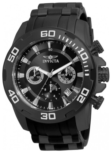 Invicta Herreklokke 22338 Pro Diver Sort/Stål Ø50 mm Invicta Herreklokke 22338 Pro Diver Sort/Stål Ø50 mm