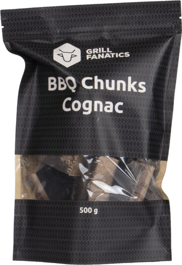 BBQ Cognac Chunks 500g Trebiter fra Cognacfat