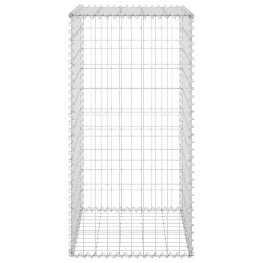  Gabion med dekker galvanisert stål 60x50x100 cm