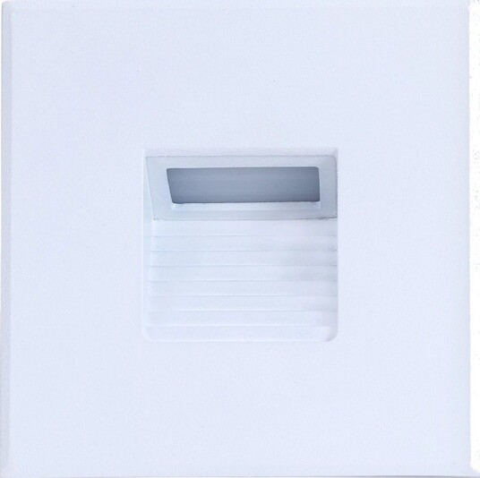 Premier Trapp/Vegg Armatur IP54 4W Dimbar Hvit – Lamellfront
