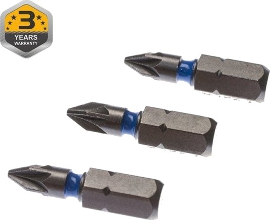 Forte Slagdrillbits Pz1 25 Mm 3 Stk