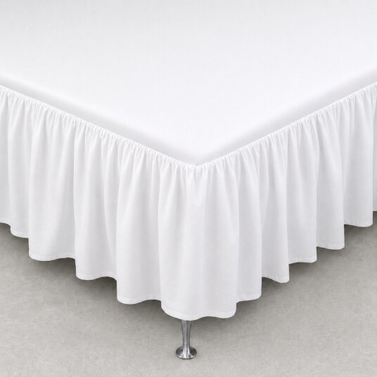 Nordstrand Home Kappelaken 120x200 cm   100% mykt bomullslaken   Hvitt sengekappe by Nordstrand Home