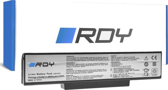 RDY A32-K72 Batteri til ASUS N71/K72/K73 AS06BRDY