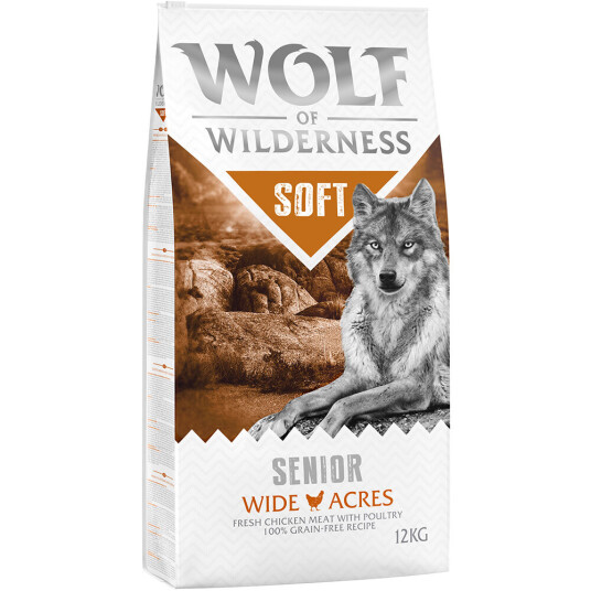 Wolf Of Wilderness Senior "Soft Wide Acres" Kylling 12 kg