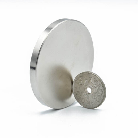 SuperMagneter Stor Diskmagnet Ø 50 X 5 Mm - Neodymium Disc Magnet