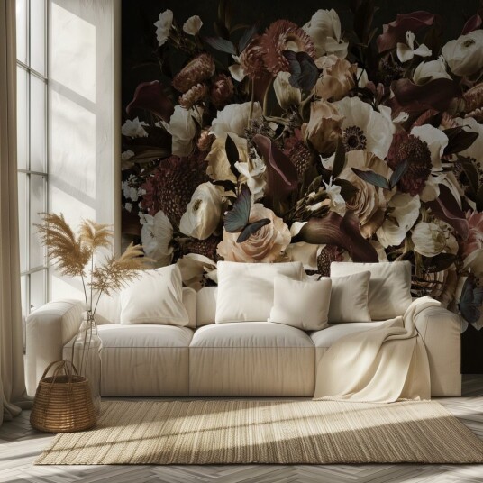 Tapet Blomster Eleganse Tapet Blomster Eleganse