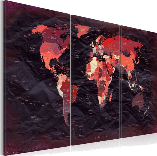 Bilde Plan Of The World 120x80 Artgeist sp. z o. o.