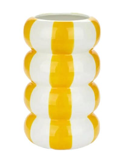 Balvi Keramik Vase Flyder, Gul 20 Cm - Yellow - H:14.5CM