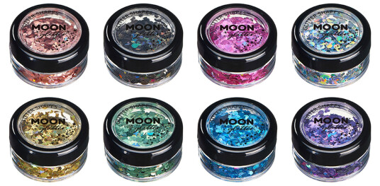 Buttericks Leco AB Moon Creations Holographic Glitter Shapes - Lilla