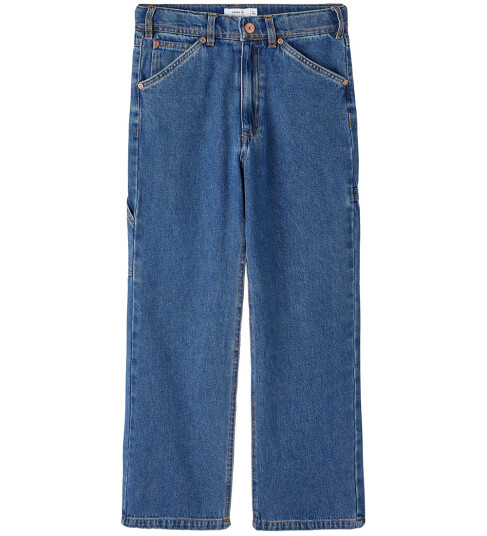 Name It Ryan 4525 Straight Jeans Til Barn, Dark Blue Denim