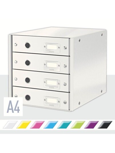 Leitz Skuffkabinett Click & Store  WOW 4 skuffer