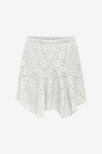 Kids Only Blondeskjørt kogJulia Lace Skirt Wvn Hvit