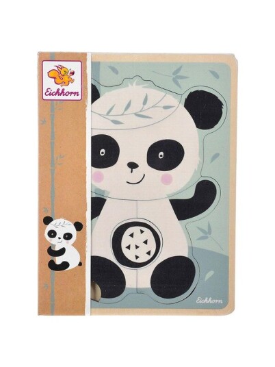 Eichhorn Wooden Shape Puzzle Panda 5pcs. Tre Eichhorn Wooden Shape Puzzle Panda 5pcs. Tre