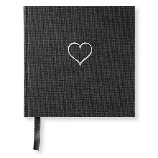 Paperstyle Journal Heart Transparent black