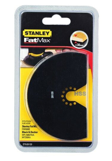 Stanley Segmentsagblad Halvsirkel 100mm til Oscillerende Enhet