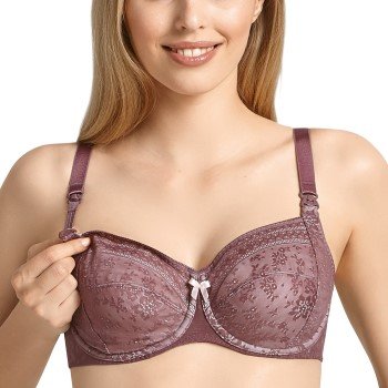Anita BH Fleur Underwire Nursing Bra Berry/Lilac polyamid G 80 Dame Anita BH Fleur Underwire Nursing Bra Berry/Lilac polyamid G 80 Dame
